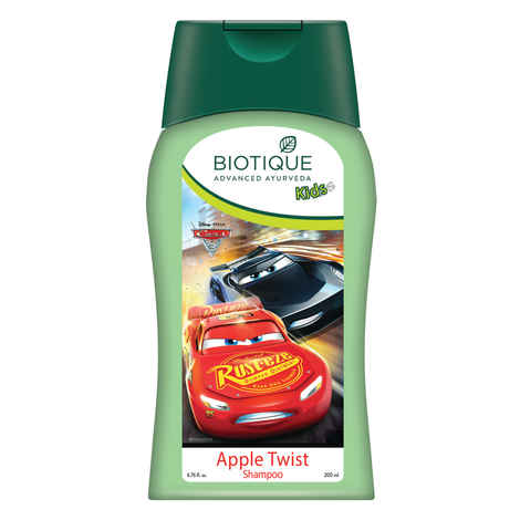Buy Biotique Disney Kids Cars Apple Twist Shampoo (200 ml) - Purplle