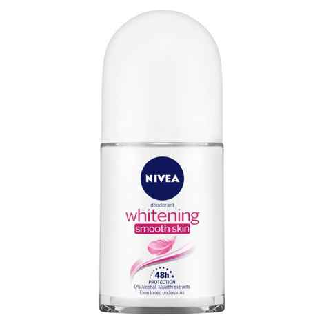 Buy Nivea Deo Roll-on- Mulethi extracts & 0% Alcohol, for Even tone Underarms, 48H freshness and odour protection - Purplle