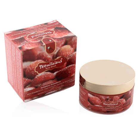 Buy Teenilicious Stawberry & Sugar Body Scrub (100 g) - Purplle