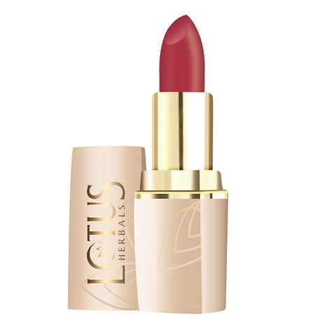 Buy Lotus Make-Up Pure Colors Matte Lip Color Endless Red | Creamy Matte | Highly Pigmented | Vitamin E & Shea Butter | 4.2g - Purplle