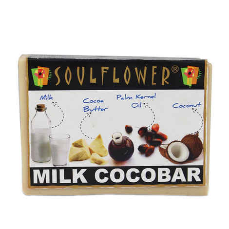 Buy Soulflower Milk Cocobar Soap (150 g) - Purplle