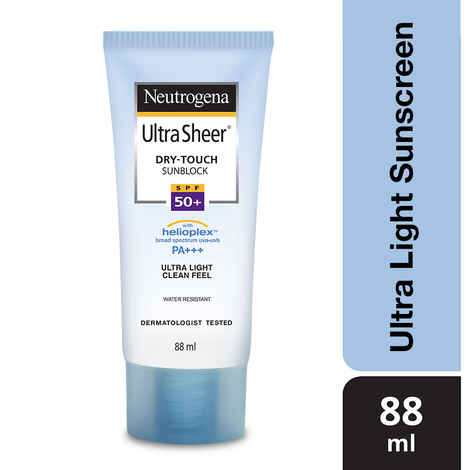 Buy Neutrogena Ultra Sheer Dry Touch Sunblock SPF 50+ 88 ml - Purplle