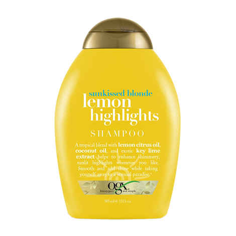 Buy OGX (Organix) Sunkissed Blonde Lemon Highlights Shampoo (385 ml) - Purplle