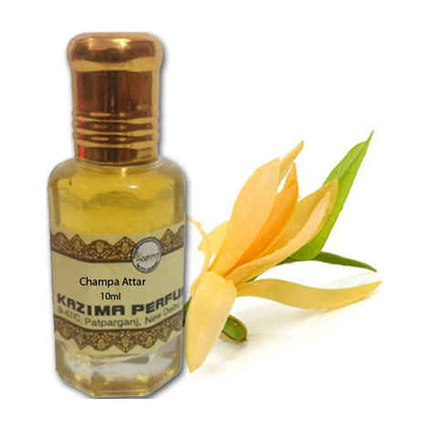 Buy Kazima Champa Attar Perfume Pure Natural Undiluted (10 ml) - Purplle