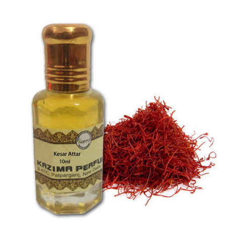 Buy Kazima Kesar Attar Perfume Pure Natural Undiluted (10 ml) - Purplle