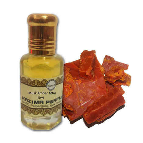Buy Kazima Musk Amber Attar Perfume Pure Natural Undiluted (10 ml) - Purplle