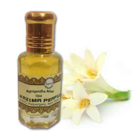 Buy Kazima Rajnigandha Attar Perfume Pure Natural Undiluted (10 ml) - Purplle