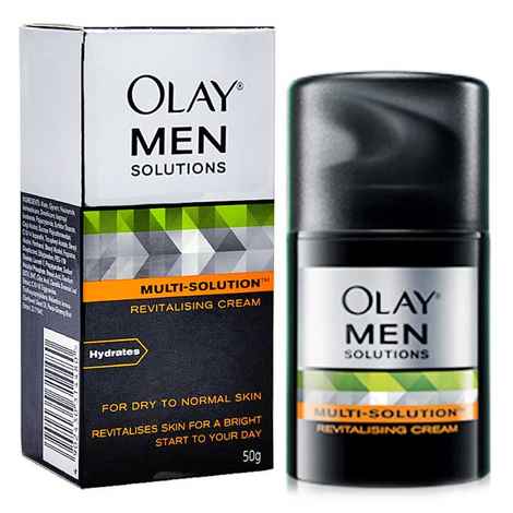 Buy Olay Men Revitalising Cream Hydrates (50 g) - Purplle