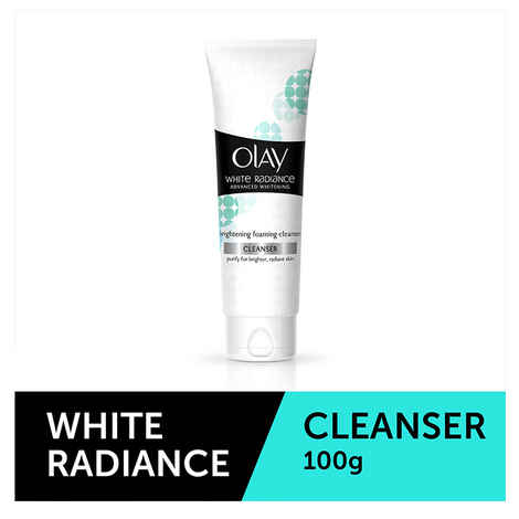 Buy Olay White Radiance Advanced Whitening (Brightening) Foaming Cleanser (100 g) - Purplle