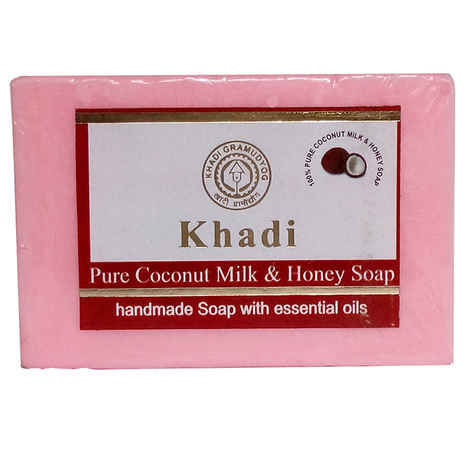 Buy Khadi Coconut Milk Honey Soap 125 g - Purplle