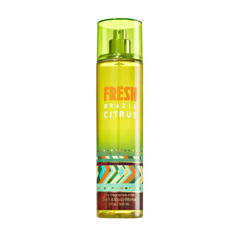 Buy Bath & Body Works Fresh Brazil Citrus Fine Fragrance Mist (236 ml) - Purplle