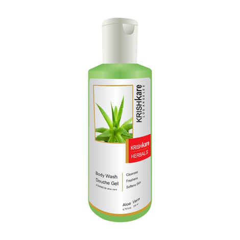 Buy Krishkare Aloe Vera Body Wash Douche Gel (200 ml) - Purplle