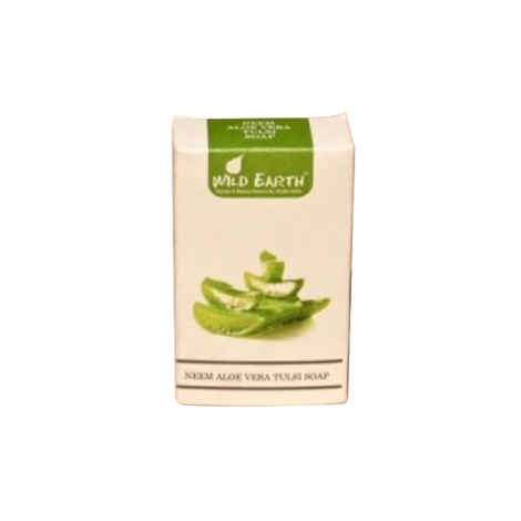 Buy Wild Earth Neem Aloe Vera Tulsi Soap (100 g) - Purplle