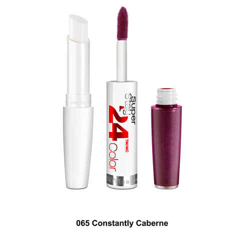 Buy Maybelline New York Superstay 2 Step Lipstick 065 Constantly Cabernet (2.3ml + 1.8 g) - Purplle