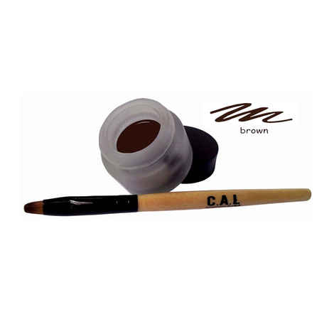 Buy C.A.L Los Angeles Define Me Gel Eye Liner Brown(2.8 g) - Purplle
