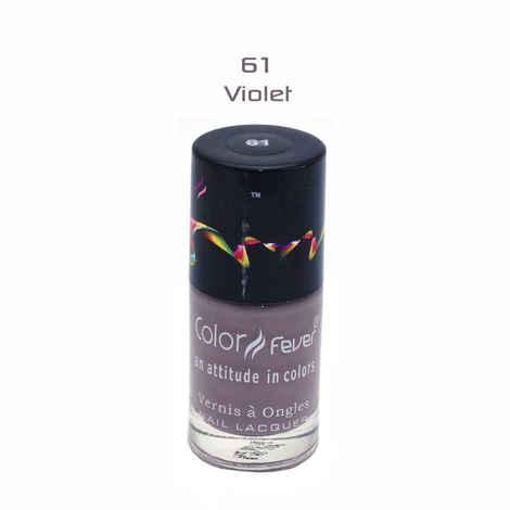 Buy Color Fever Nail Gloss Nude Collection Violet (9 ml) - Purplle