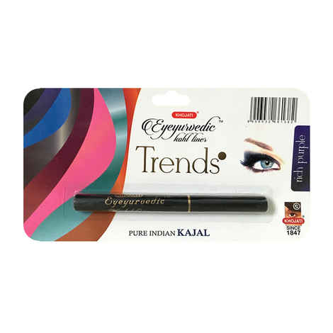 Buy K-Veda Eyeyurvedic Kohl Liner Rich Purple Pure Indian Kajal (0.25 g) - Purplle