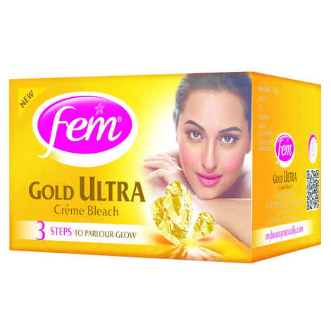Buy Fem Gold Ultra Cream Bleach (30 g) - Purplle