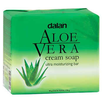 Buy Dalan Cream Soap Aloe Vera pack of 3 (90 g X 3) - Purplle