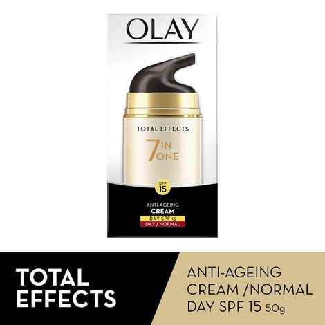 Buy Olay Total Effects 7 In 1 Anti-Aging Day Cream Normal SPF 15 (50 g) - Purplle