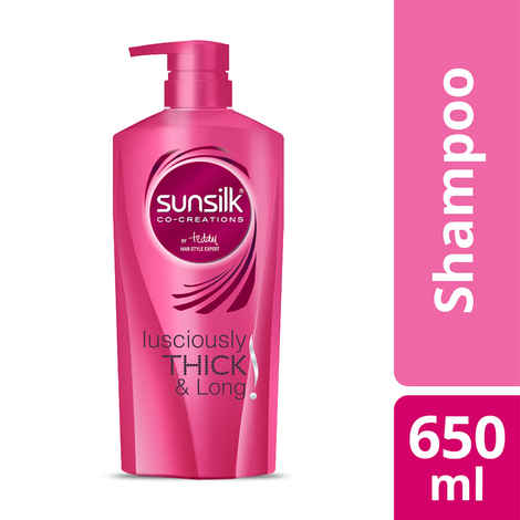 Buy Sunsilk Lusciously Thick & Long Shampoo (650 ml) - Purplle