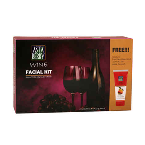 Buy Astaberry Wine Facial Mini Kit - Purplle
