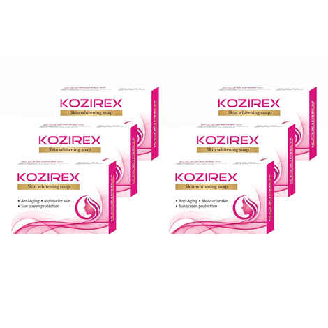 Buy Biotrex Skin Kozirex Whitening Soap (Pack Of 6) - Purplle