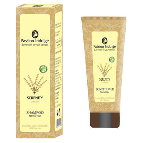 Buy Passion Indulge Serenity Shampoo & Conditioner For Normal Hair (200 ml + 100 ml) - Purplle