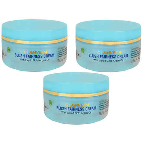 Buy Glamveda Blush Fairness Cream - Pack Of 3 (50 g x 3) - Purplle