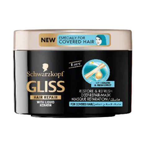Buy Schwarzkopf Gliss Hair Repair With Liquid Keratin Restore & Refresh Deep Repair Mask (200 ml) - Purplle