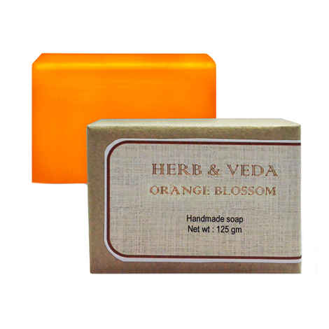 Buy Herb & Veda Orange Blossom Bathing Bar (125 g) - Purplle