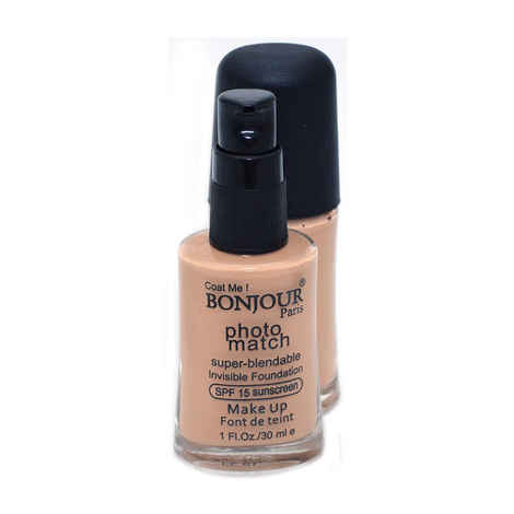 Buy Bonjour Paris Photo Match Invisible Foundation Fair Skin (30 ml) - Purplle