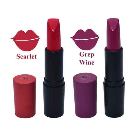 Buy OTG Rich Creme Matt Lipstick Pink Wine (Pack of 2) (8.4 g) - Purplle
