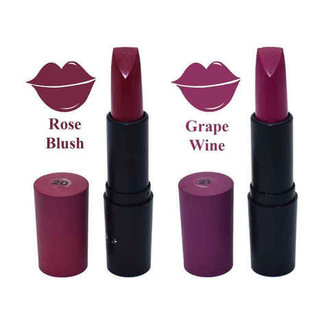 Buy OTG Rich Creme Matt Lipstick Rose Wine (Pack of 2) (8.4 g) - Purplle