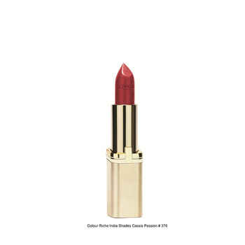 Buy L'Oreal Paris Color Riche Lipstick Cassis Passion 376 - Purplle