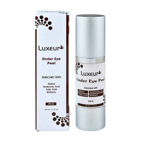 Buy Luxeur Under Eye Peel Enriched With Retinol Hyaluronic Acid (30 ml) - Purplle