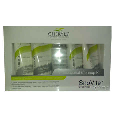 Buy Cheryl's Snovite Cleanup Kit Oily to Combination Skin - Purplle