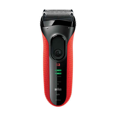 Buy Braun Series 3 3050CC Electric Shaver For Men  (Black, Red) - Purplle