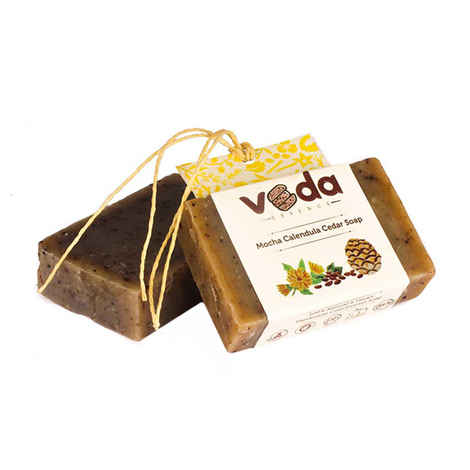 Buy Veda Essence Mocha Calendula Cedar Soap (125 g) - Purplle