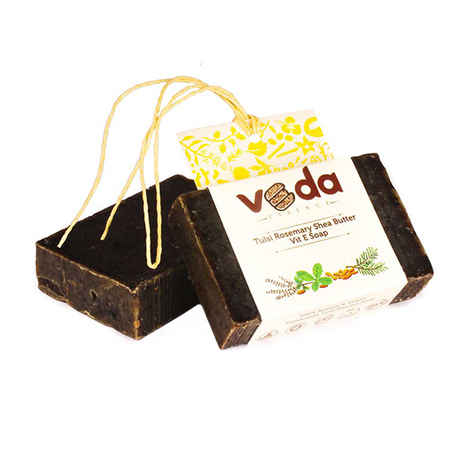 Buy Veda Essence Tulsi Rosemary Shea Butter Vit E Soap (125 g) - Purplle