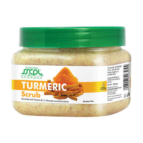 Buy SSCPL Herbals Turmeric Scrub (150 g) - Purplle