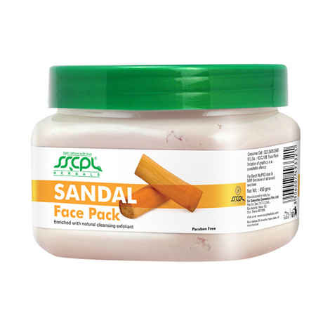 Buy SSCPL Herbals Sandal Face Pack (450 g) - Purplle