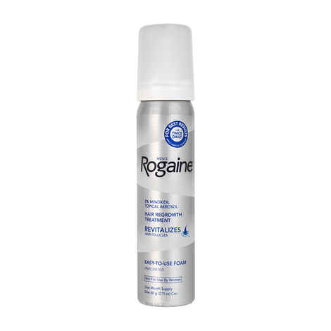 Buy Rogaine Foam Minoxidil 5% Men Hair Loss (60 g) - Purplle