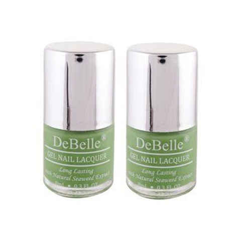 Buy DeBelle Gel Nail Lacquer Mystique Green Combo Of 2 (8 ml Each) (Pastel Green) - Purplle