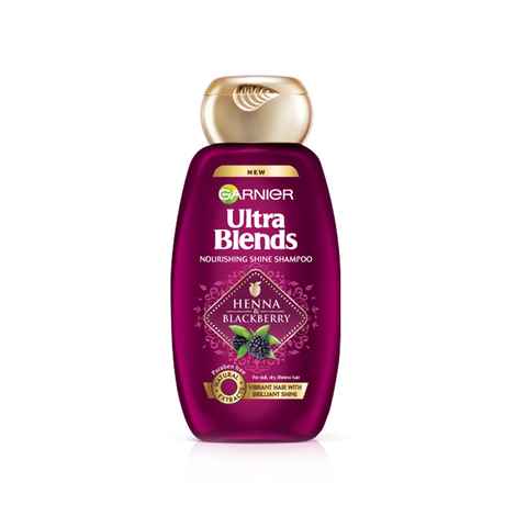Buy Garnier Ultra Blends Henna & Blackberry Shampoo (180 ml) - Purplle