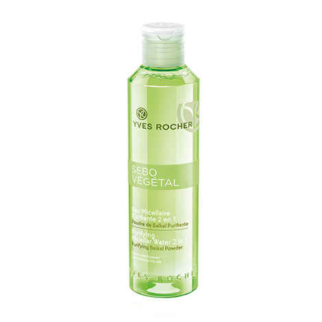 Buy Yves Rocher Sebo Vegetal Purifying Micellar Water 2 In 1 (200 ml) - Purplle