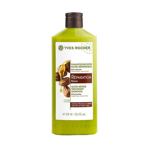 Buy Yves Rocher Reparation Repair Nutri Repair Treatment Shampoo (300 ml) - Purplle