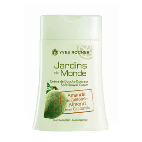 Buy Yves Rocher Jardins Du Monde Soft Shower Cream Almond From California Bottle (200 ml) - Purplle