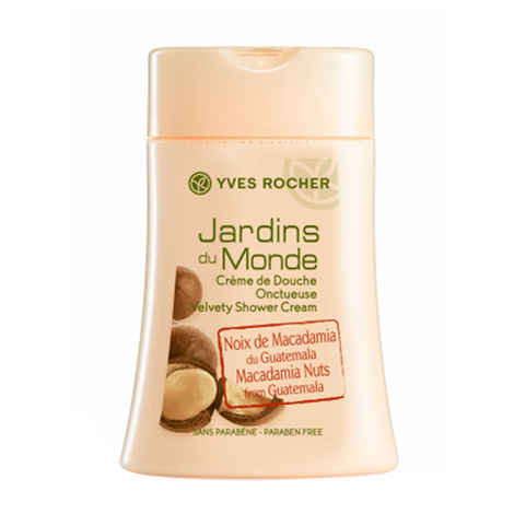 Buy Yves Rocher Jardins Du Monde Velvety Shower Cream Macadamia Nuts From Guatemala (200 ml) - Purplle
