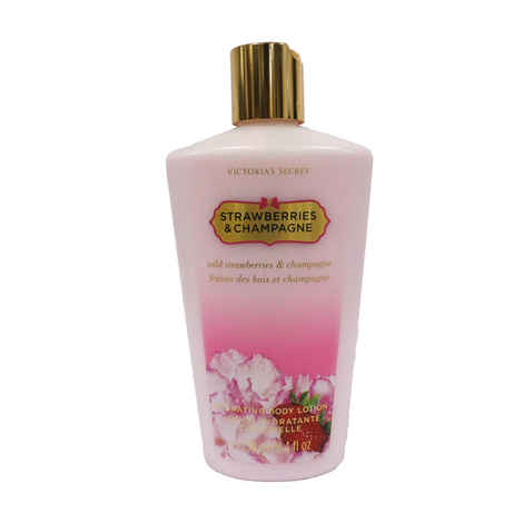 Buy Victoria's Secret Strawberries Champagne Hydrating Body Lotion (250 ml) - Purplle
